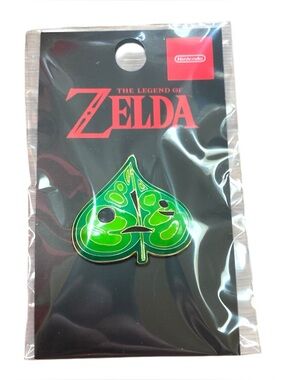 Korok The Legend of Zelda Nintendo Enamel Leaf Pin NWT